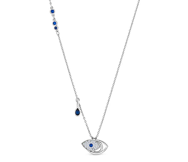 Diamond Style London - Multi Charm Evil Eye Pendant (Item code: Multieyepen)