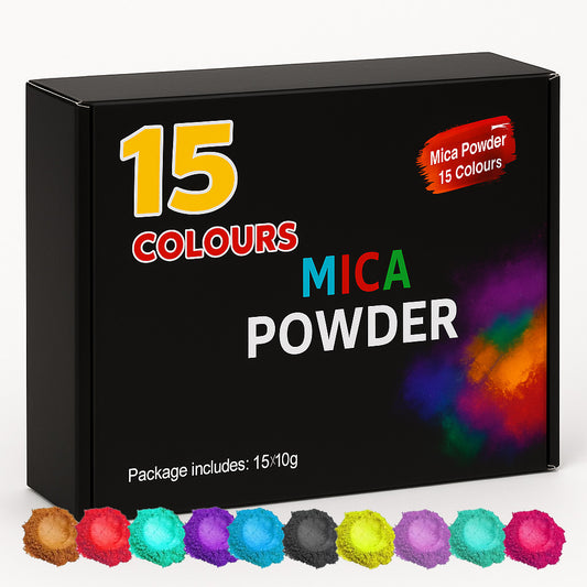 Generise Mica Powders- Painting Colours- 15 Pack