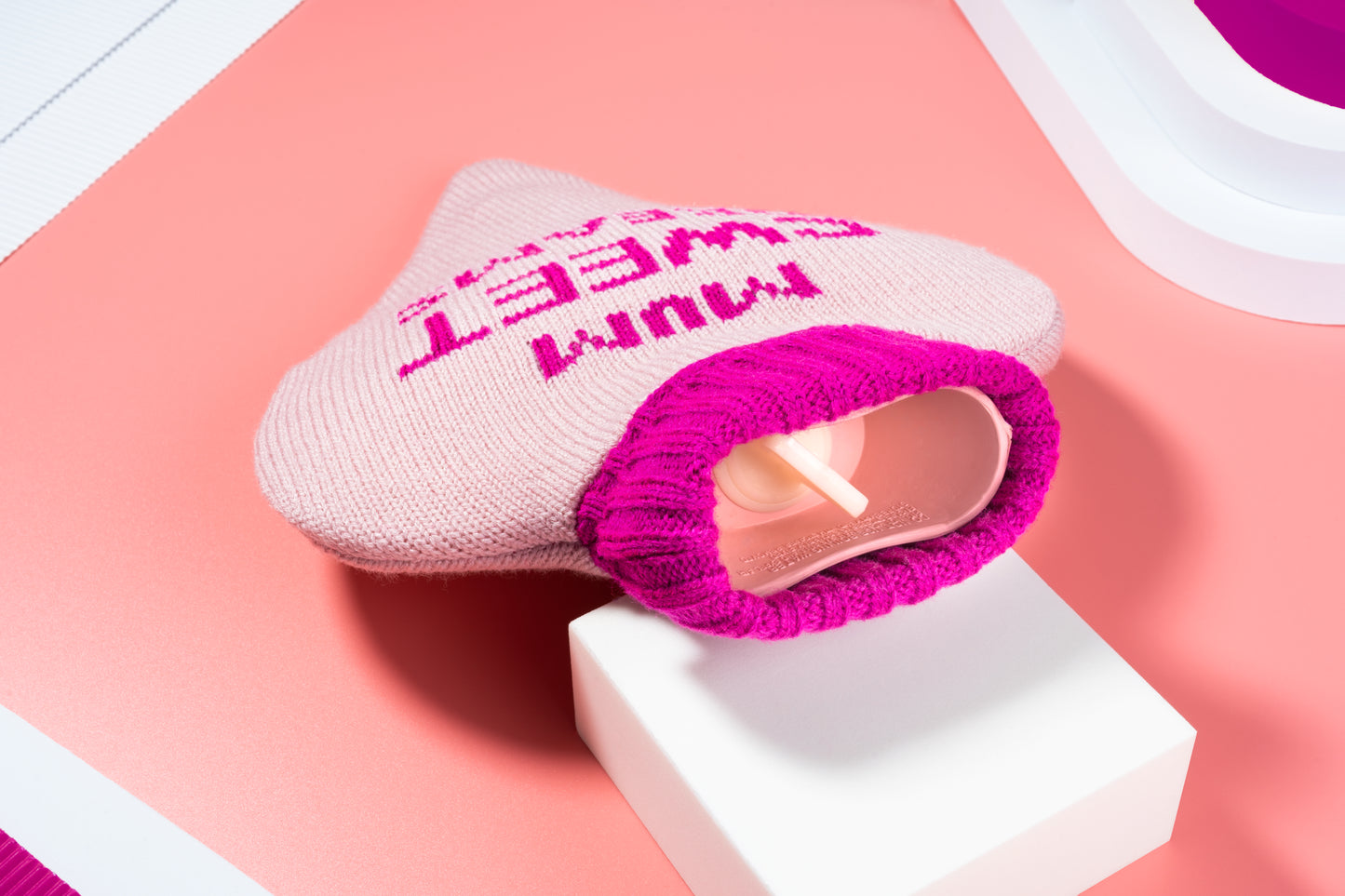 Generise 1L Heart-Shaped Hot Water Bottles with Plush Cover – Perfect Gift for Mum