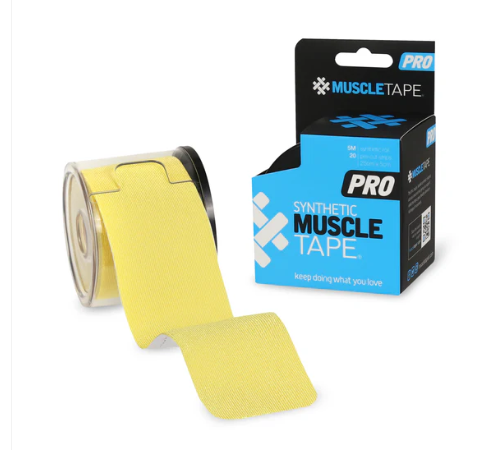 Muscle Tape - Pro- Kinesiology Injury Support Muscle Tape - 5 Metres of 20 PRE CUT Strips - 25cm x 5cm