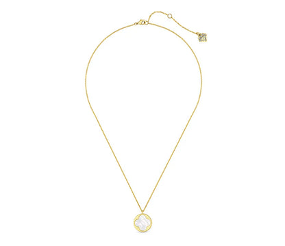 Diamond Style London - Pearl Clover Pendant in Gold plating (Item code: Pearlcloverpengold)