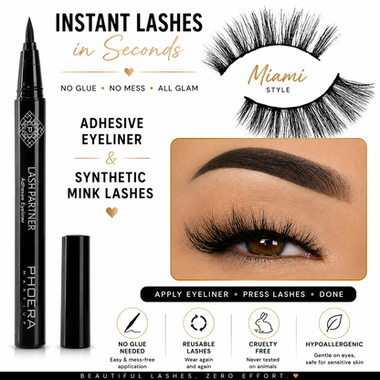 Glam Express Phoera Lash & Eyeliner Kit