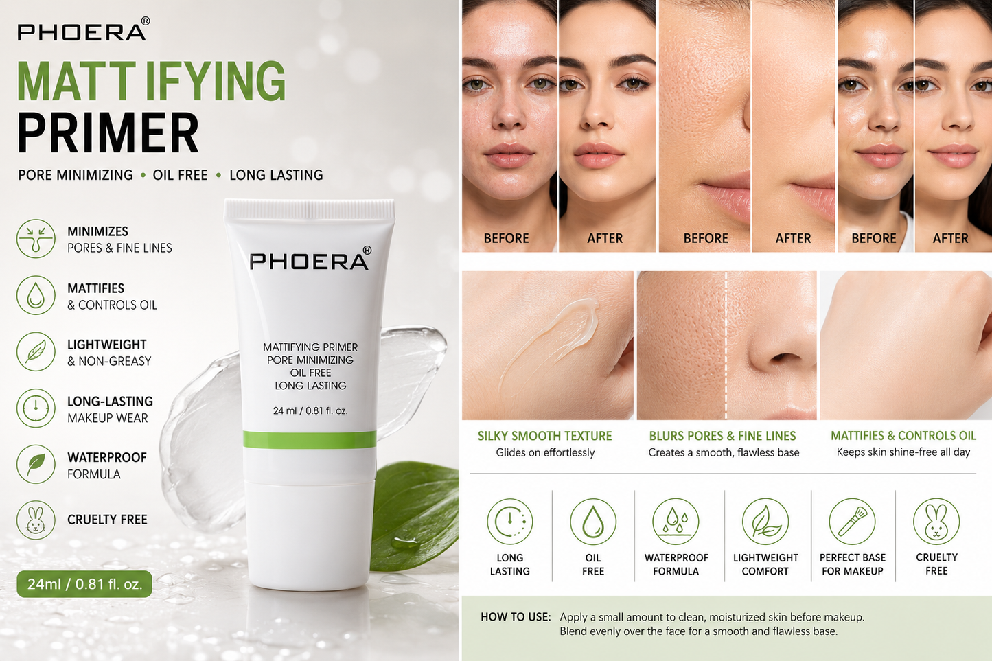 Phoera Mattifying Primer 24ml