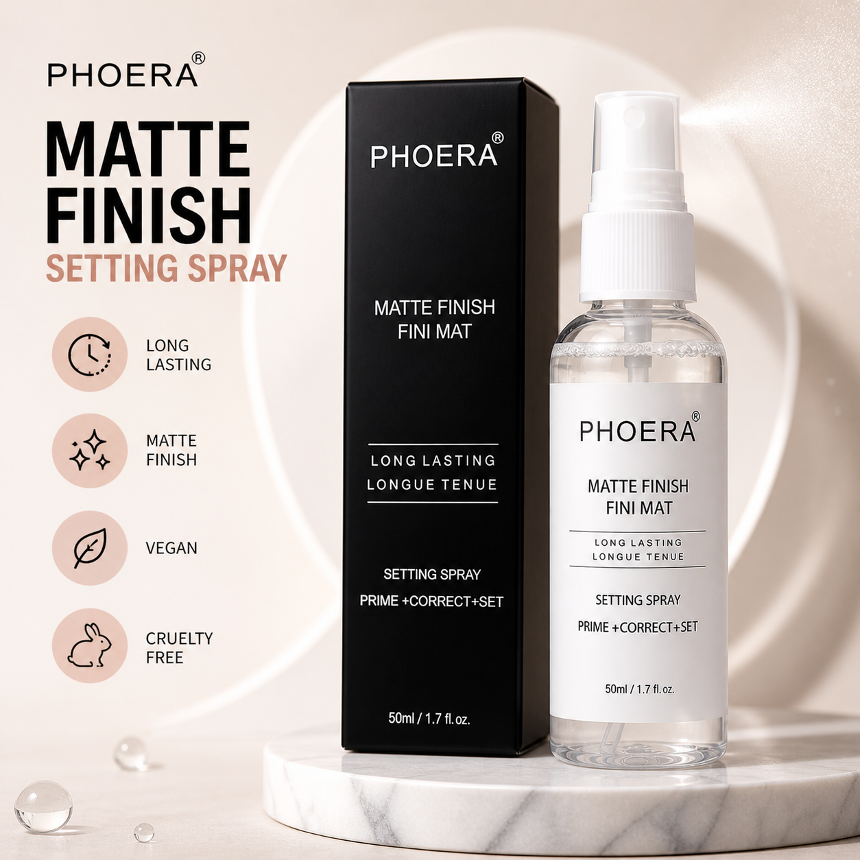 PHOERA Setting Spray Matte Finish 50ml
