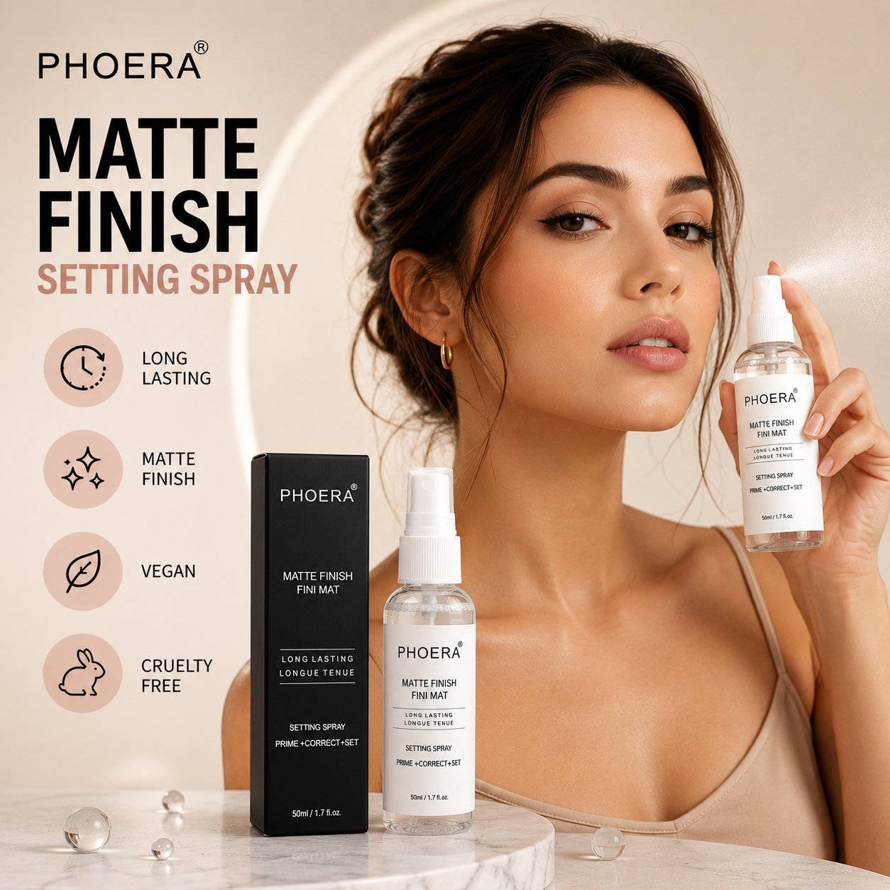 PHOERA Setting Spray Matte Finish 50ml