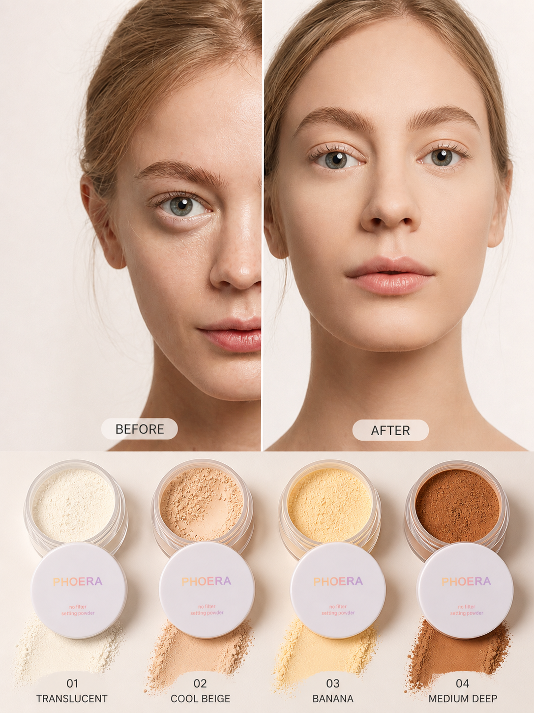 PHOERA No Filter Setting Powder