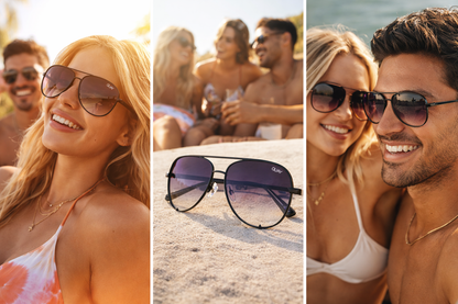 Quay Australia High Key Mini Sunglasses with Case