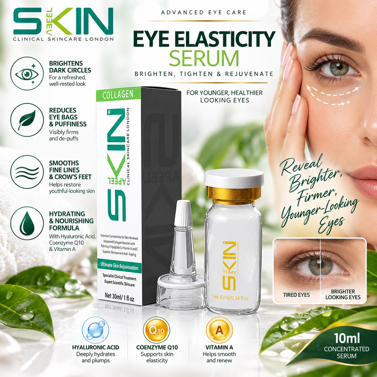 Skinapeel Eye Elasticity Serum – Brighten, Tighten & Rejuvenate
