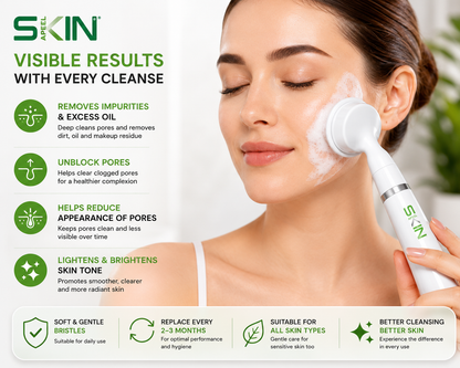 Skinapeel Sonic Pore Facial Cleanser Replacement Brush Head Only