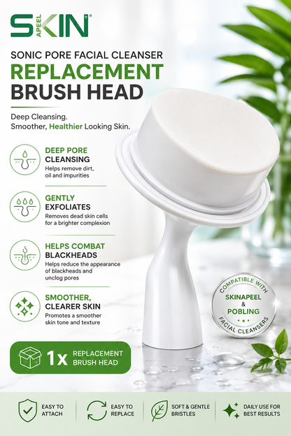 Skinapeel Sonic Pore Facial Cleanser Replacement Brush Head Only