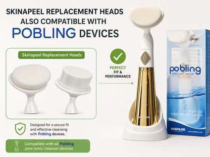 Skinapeel Sonic Pore Facial Cleanser Replacement Brush Head Only