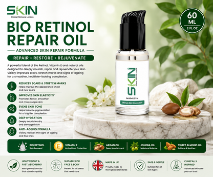 Skinapeel Bio Retinol Repair Oil with Vitamin E 60ml/ 2 fl oz