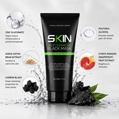 Skinapeel Deep Cleansing Black Mask - Blackhead Removing Peel off Mask 50g