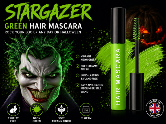 Stargazer Green Hair Mascara – Neon Green Temporary Hair Colour 11g