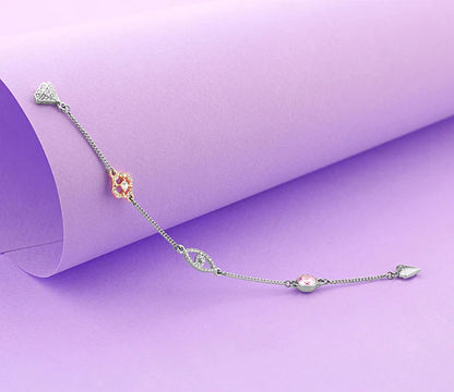 Diamond Style London - Stacker Magnetic Bracelet with Evil Eye Charm (Item code: Stackerbraevileye)