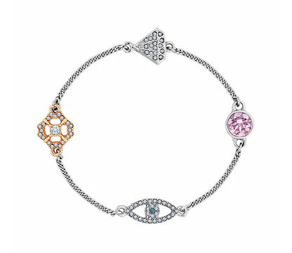 Diamond Style London - Stacker Magnetic Bracelet with Evil Eye Charm (Item code: Stackerbraevileye)