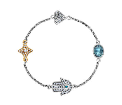 Diamond Style London - Stacker Magnetic Bracelet with Hamsa Hand Charm (Item code: Stackerbrahamsahand)
