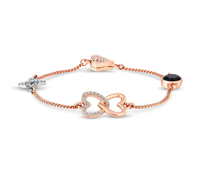 Diamond Style London - Stacker Magnetic Bracelet with Heart Charm (Item code: Stackerbraheart)