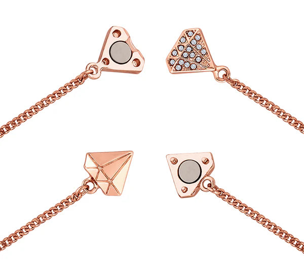 Diamond Style London - Stacker Magnetic Bracelet with Heart Charm (Item code: Stackerbraheart)