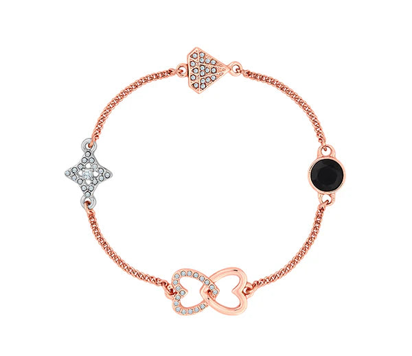 Diamond Style London - Stacker Magnetic Bracelet with Heart Charm (Item code: Stackerbraheart)