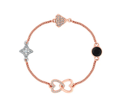 Diamond Style London - Stacker Magnetic Bracelet with Heart Charm (Item code: Stackerbraheart)