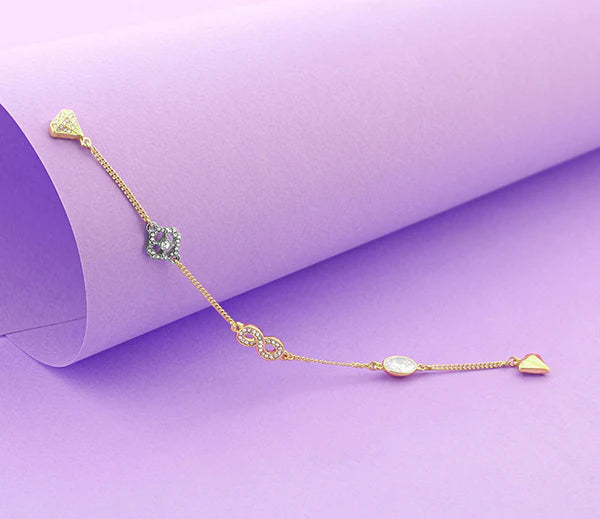 Diamond Style London - Stacker Magnetic Bracelet with Infinity Charm (Item code: Stackerbrainfinity)