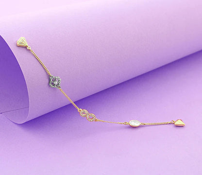 Diamond Style London - Stacker Magnetic Bracelet with Infinity Charm (Item code: Stackerbrainfinity)