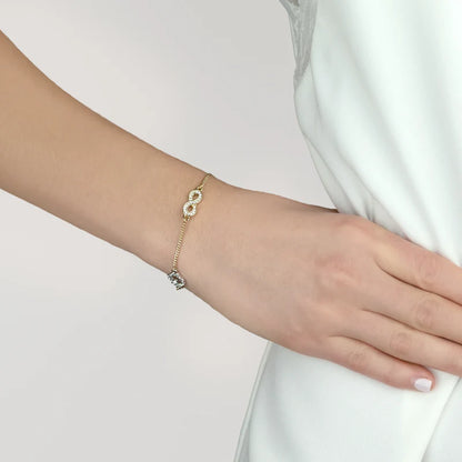 Diamond Style London - Stacker Magnetic Bracelet with Infinity Charm (Item code: Stackerbrainfinity)