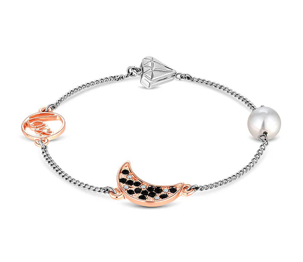 Diamond Style London - Stacker bra bracelet moon (Item code: Stackerbramoon)