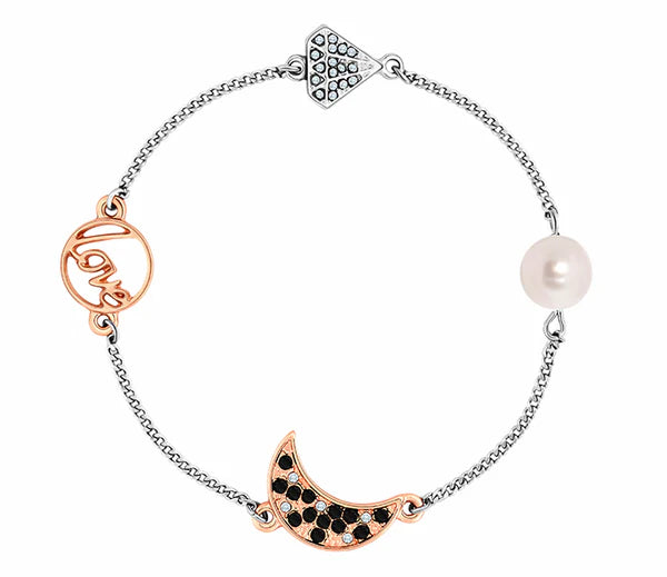 Diamond Style London - Stacker bra bracelet moon (Item code: Stackerbramoon)