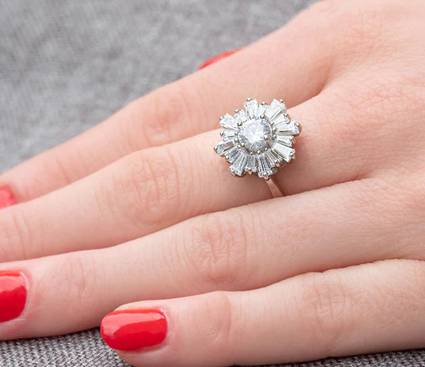 Diamond Style London - Starburst ring (Item code: Starburstring6)