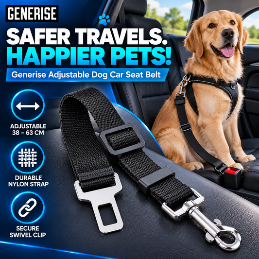 Generise Adjustable Dog Car Seat Belts