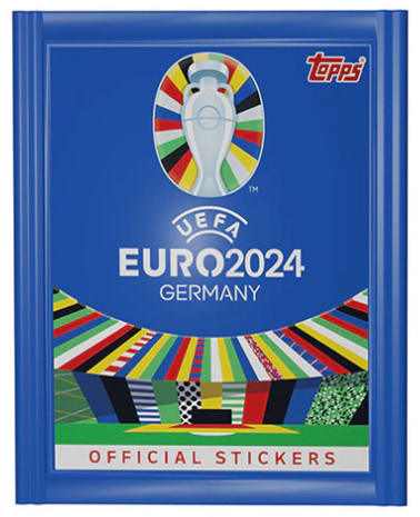 Euro 2024 Stickers- UEFA TOPPS- Pack of 6