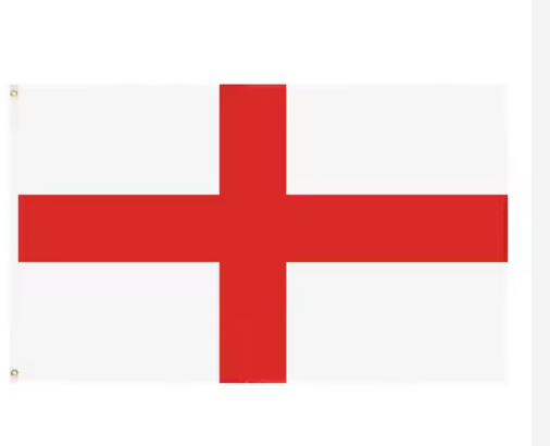Generise St George Large England Flag - 76cm x 50cm- 2.5ft x 1.65ft