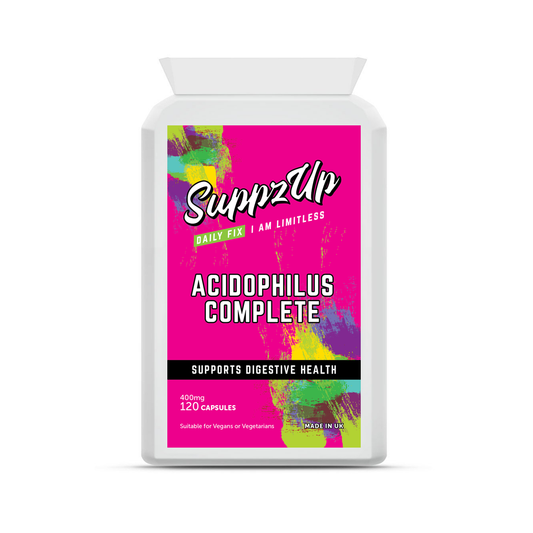 SUPPZUP ACIDOPHILUS 400MG 10 BILLION CFU 120 CAPSULES