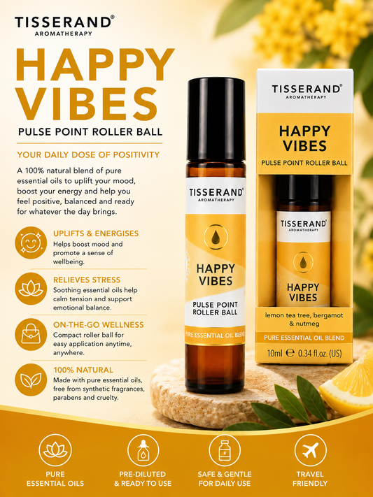 Tisserand Happy Vibes Pulse Point Roller Ball – 10ml
