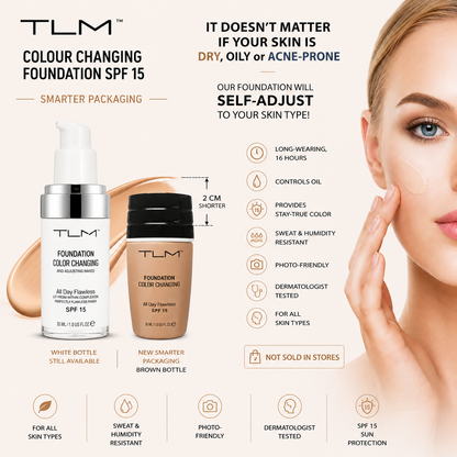 TLM™ Color Changing Foundation - Smart Packaging