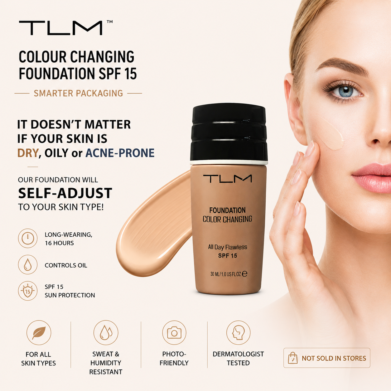 TLM™ Color Changing Foundation - Smart Packaging