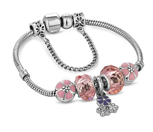 Diamond Style London - Treasure Bracelet in Blush (Item code: Treasurebrablush)