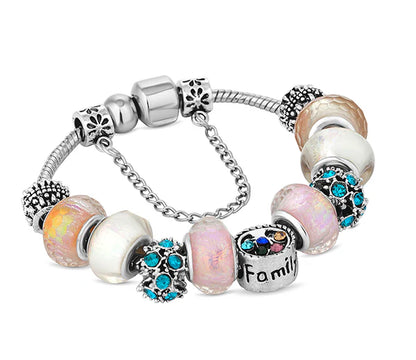 Diamond Style London - Treasure Bracelet in Multi Colour (Item code: Treasurebramulti)