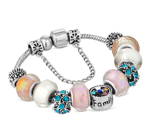 Diamond Style London - Treasure Bracelet in Multi Colour (Item code: Treasurebramulti)