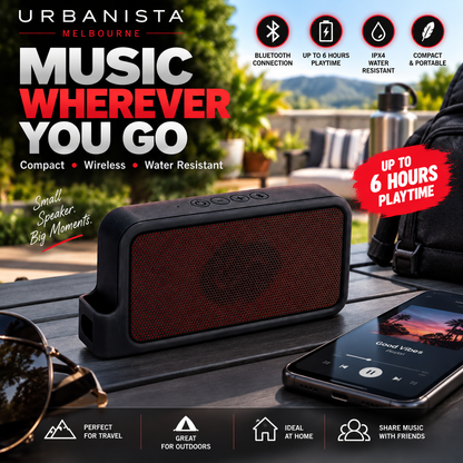 Urbanista Melbourne Dark Clown (Black) Bluetooth Speaker