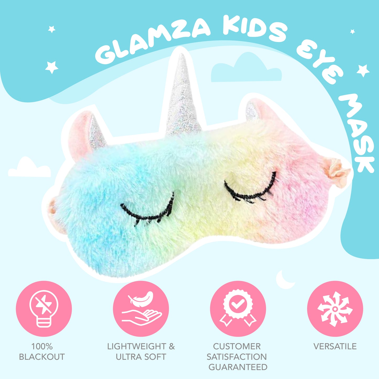 Glamza Unicorn Sleeping Eye Mask