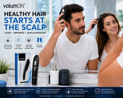 Volumon Laser Hair Massage Comb – Stimulate Hair Growth & Boost Scalp Health