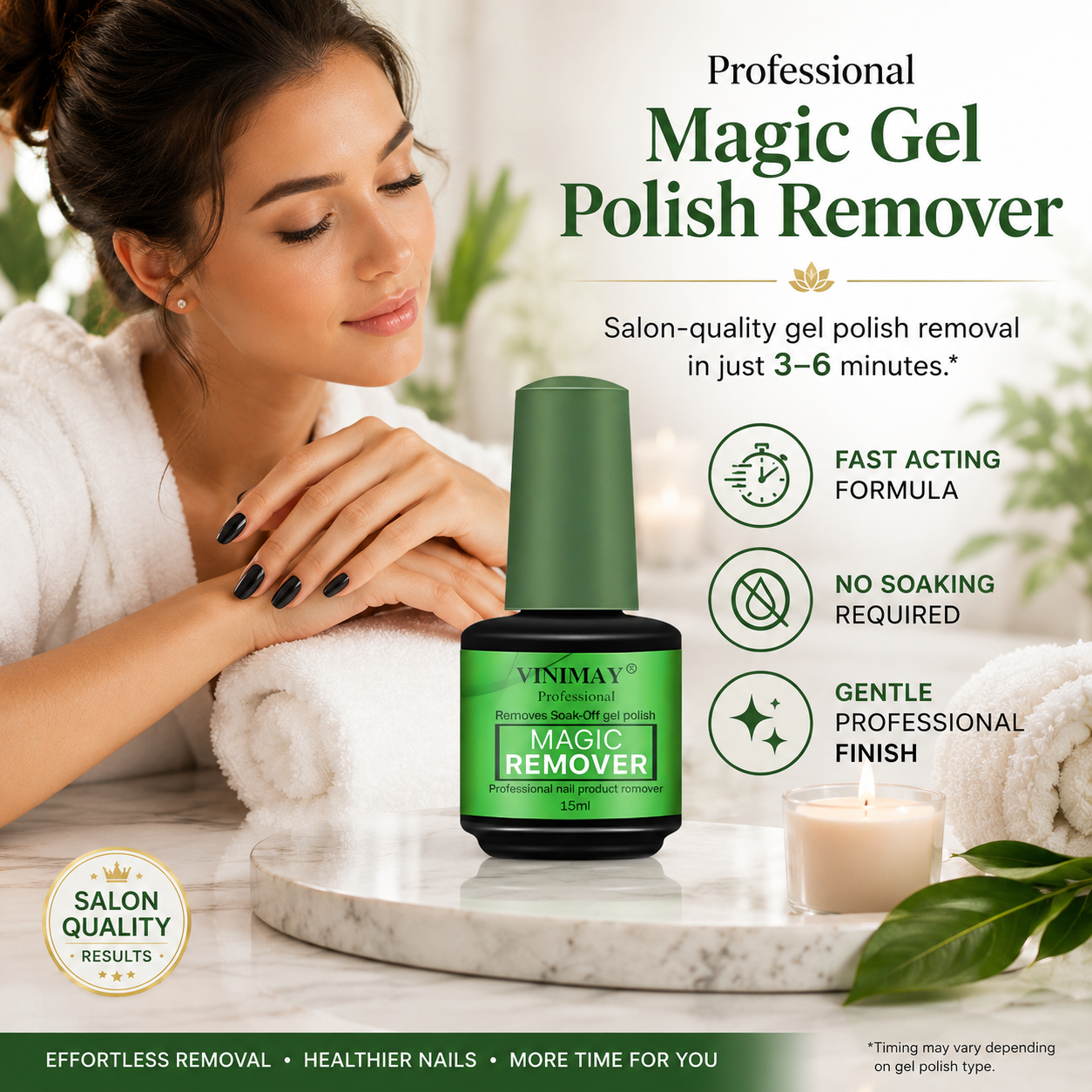 Vinimay Professional Soak Off Gel Nail Polish Remover