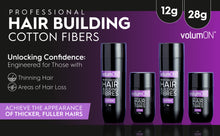 Load image into Gallery viewer, Volumon Hair Building Fibres - COTTON 28g - For Men &amp; Women