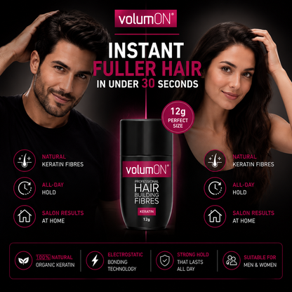 Volumon Hair Building Fibres - KERATIN 12g