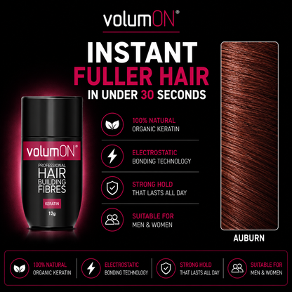 Volumon Hair Building Fibres - KERATIN 12g