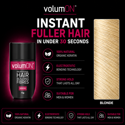 Volumon Hair Building Fibres - KERATIN 12g