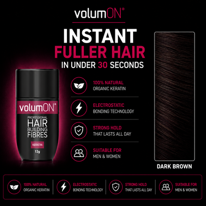 Volumon Hair Building Fibres - KERATIN 12g